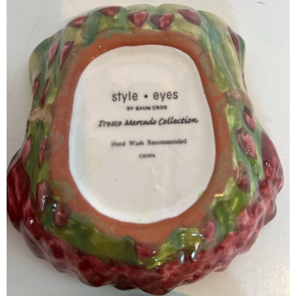 Fresco Mercado Asparagus Shaped Olive Oil Cruet with 4 Dip Saucers - Picture 9 of 14